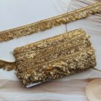 ZariWork 3 CM Golden Gota Patti Kiran Lace Sizes