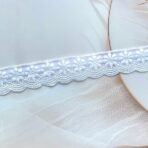 ZariWork 4 CM White Flower Cotton Lace