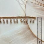 Zariwork 1 Inch Anmol Gold Pearl Latkan Lace Size