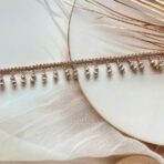 Zariwork 1 Inch Anmol Gold Pearl Latkan Laces